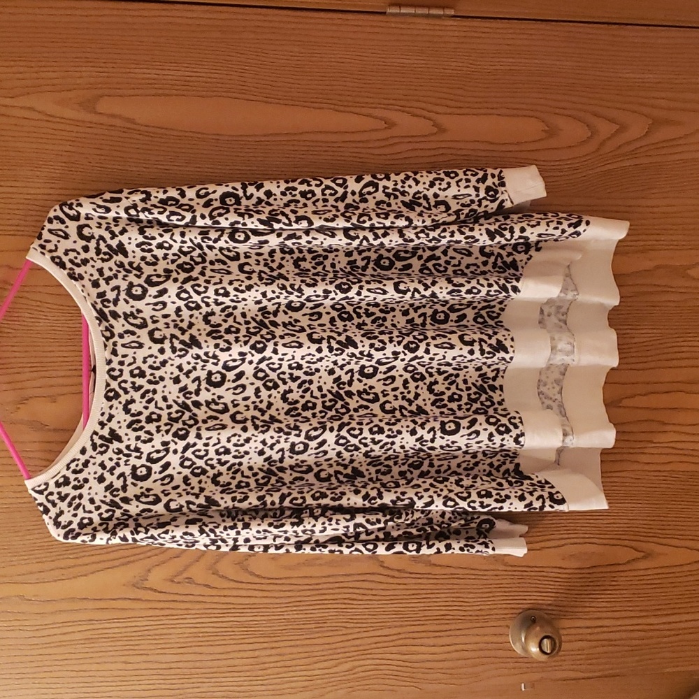 Animal print sweatshirt